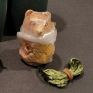 Harmony Kingdom Pendant Trinket Box "Lord Busby" England Bear Necklace